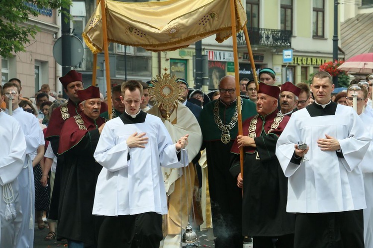 Procesja Bożego Ciała w  Lublinie