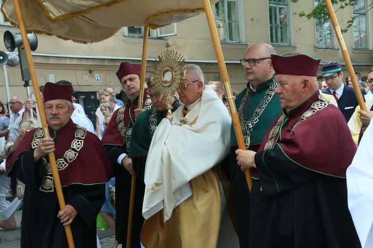 Procesja Bożego Ciała w  Lublinie
