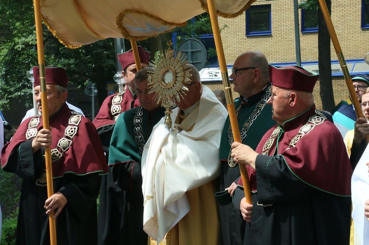 Procesja Bożego Ciała w  Lublinie