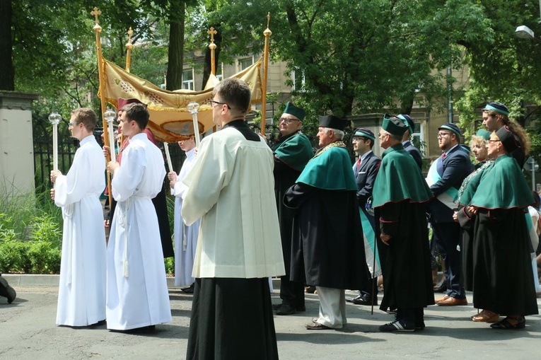 Procesja Bożego Ciała w  Lublinie