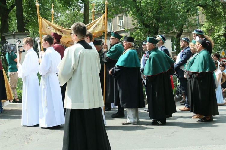 Procesja Bożego Ciała w  Lublinie