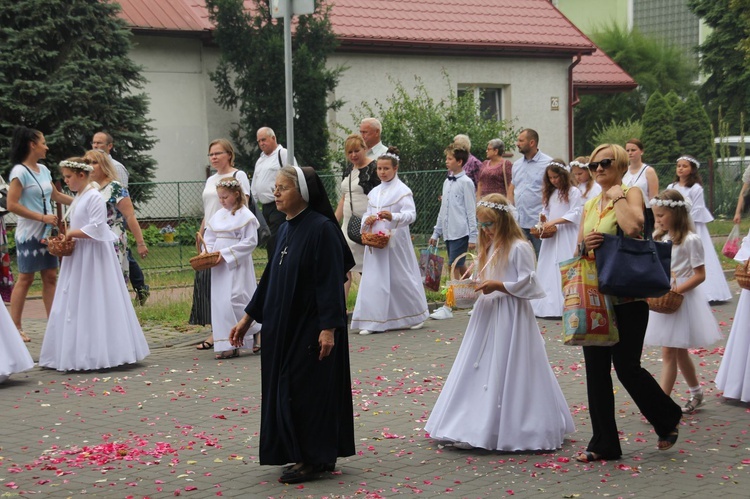 Procesja parafii ojców dominikanów i serbinowskiej