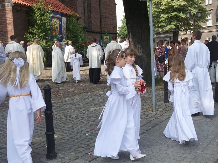 Centralna  procesja Bożego Ciała w Gliwicach