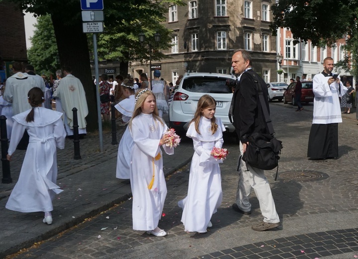 Centralna  procesja Bożego Ciała w Gliwicach