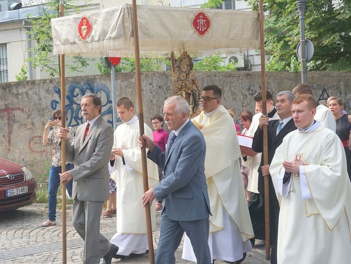 Centralna  procesja Bożego Ciała w Gliwicach