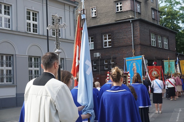 Centralna  procesja Bożego Ciała w Gliwicach