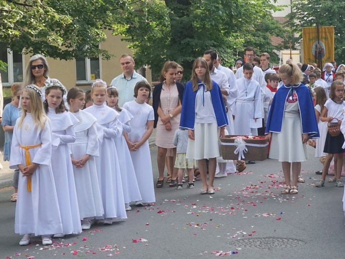 Centralna  procesja Bożego Ciała w Gliwicach