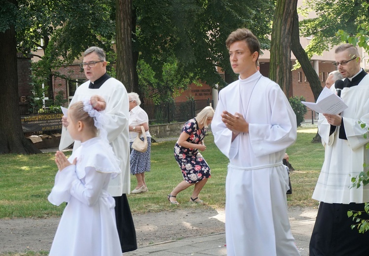 Centralna  procesja Bożego Ciała w Gliwicach