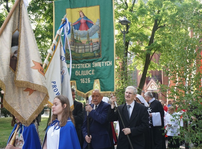 Centralna  procesja Bożego Ciała w Gliwicach