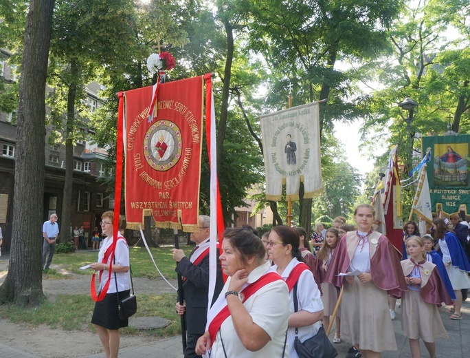 Centralna  procesja Bożego Ciała w Gliwicach