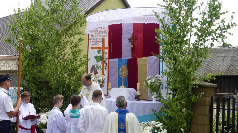 Procesja w Miechocinie