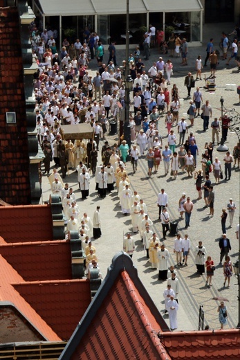 Centralna procesja Bożego Ciała we Wrocławiu 2019