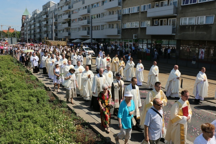 Centralna procesja Bożego Ciała we Wrocławiu 2019