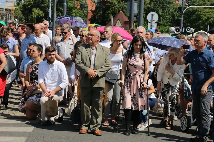 Centralna procesja Bożego Ciała we Wrocławiu 2019