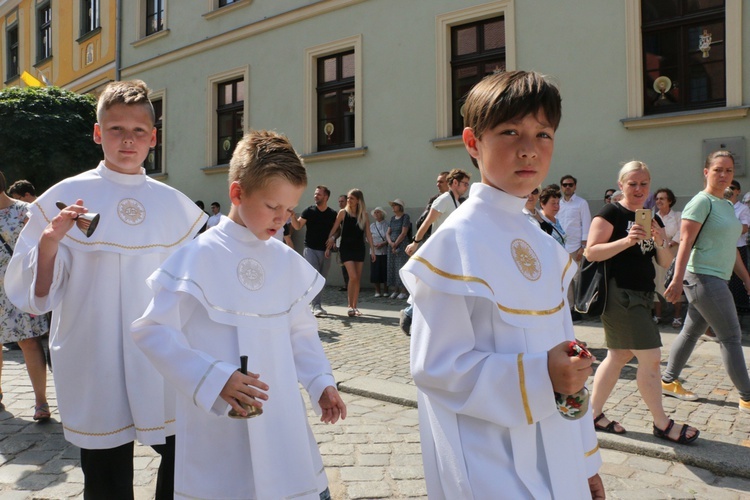 Centralna procesja Bożego Ciała we Wrocławiu 2019