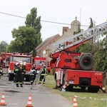 Pożar kościoła w Lutolu Suchym