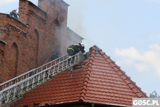 Pożar kościoła w Lutolu Suchym