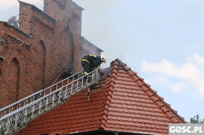 Pożar kościoła w Lutolu Suchym