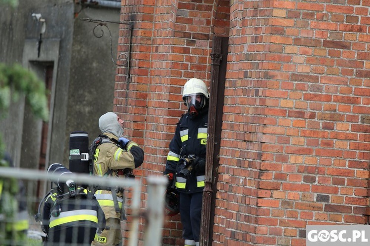 Pożar kościoła w Lutolu Suchym