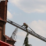 Pożar kościoła w Lutolu Suchym