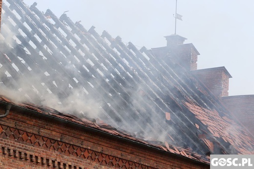 Pożar kościoła w Lutolu Suchym