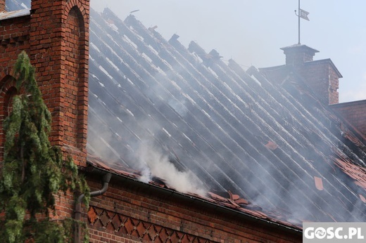 Pożar kościoła w Lutolu Suchym