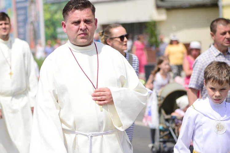 Olsztyn. Centralna procesja Bożego Ciała