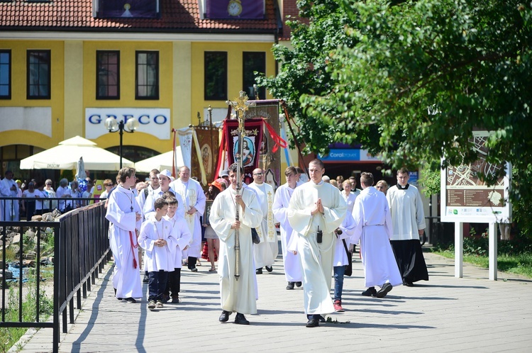 Olsztyn. Centralna procesja Bożego Ciała