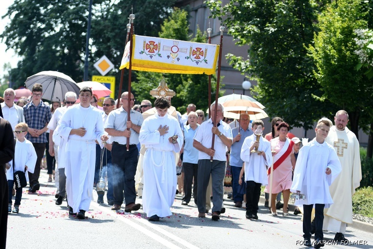 Procesja Bożego Ciała w Miliczu 2019