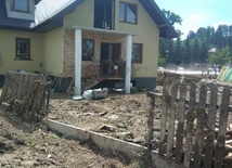 Zniszczenia po burzy w Wierzchowiskach