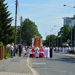 Procesja Bożego Ciała w parafii pw. NMP Bolesnej we Wrocławiu-Różance