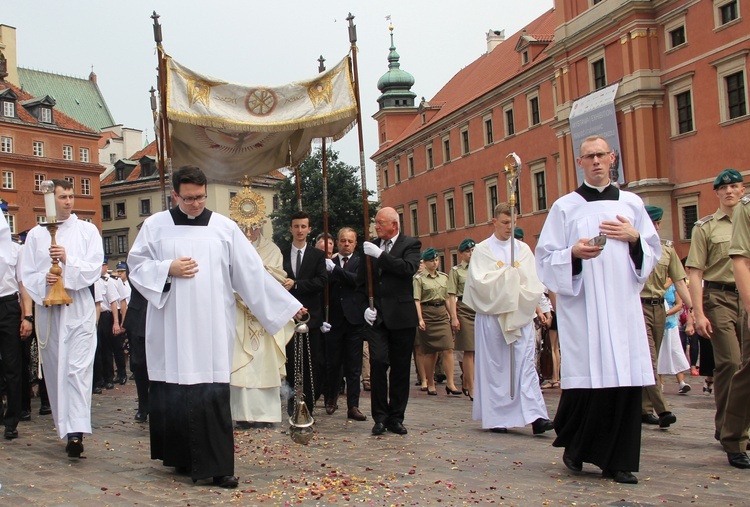 Boże Ciało 2019 w Warszawie