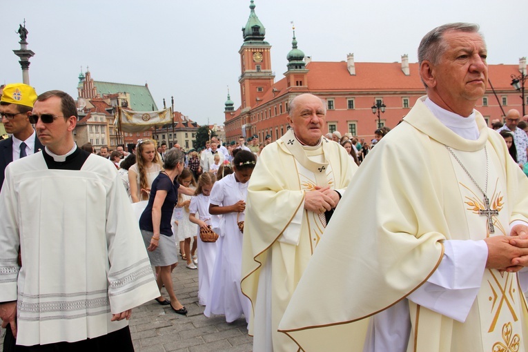 Boże Ciało 2019 w Warszawie