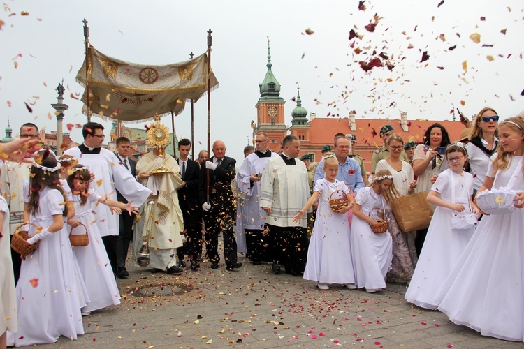 Boże Ciało 2019 w Warszawie