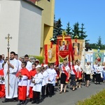 Procesja Bożego Ciała w parafii pw. NMP Bolesnej we Wrocławiu-Różance