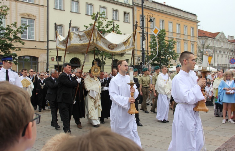 Boże Ciało 2019 w Warszawie