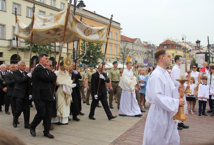 Boże Ciało 2019 w Warszawie