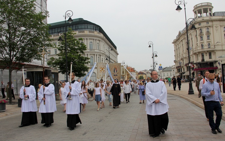 Boże Ciało 2019 w Warszawie