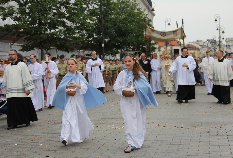 Boże Ciało 2019 w Warszawie