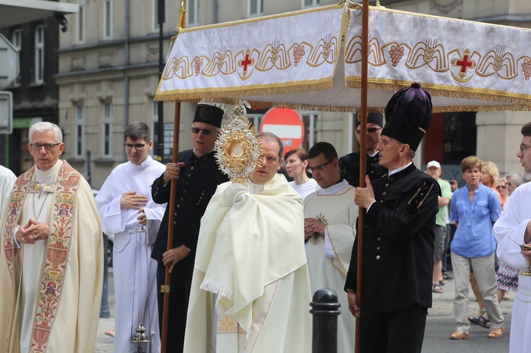 Centralna procesja Bożego Ciała w Katowicach