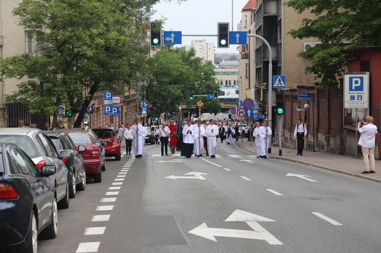 Centralna procesja Bożego Ciała w Katowicach