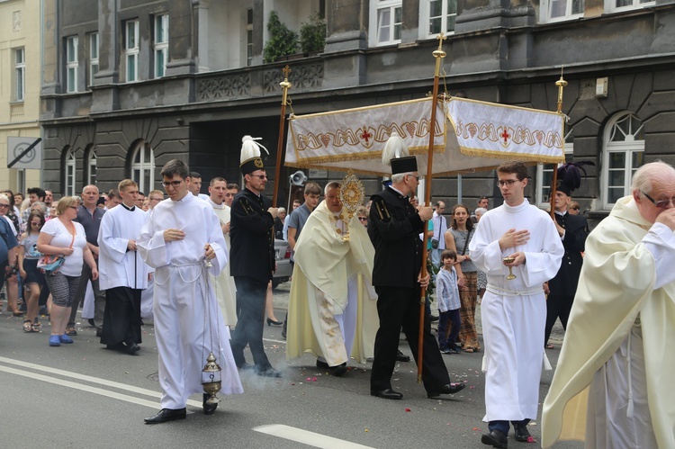 Centralna procesja Bożego Ciała w Katowicach