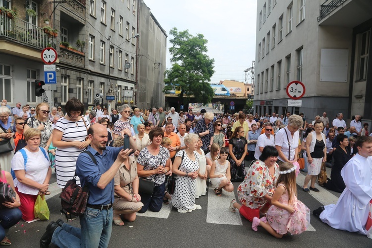 Centralna procesja Bożego Ciała w Katowicach