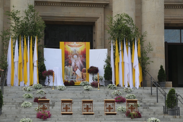 Centralna procesja Bożego Ciała w Katowicach