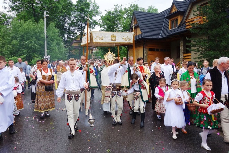 Boże Ciało w Poroninie 2019