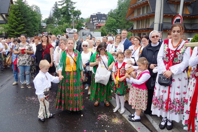 Boże Ciało w Poroninie 2019