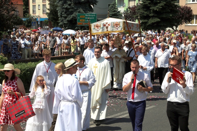 Procesja Bożego Ciała w Wołowie 2019