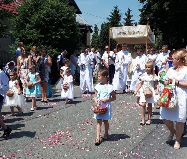 Procesja Bożego Ciała w Wawrzeńczycach 2019