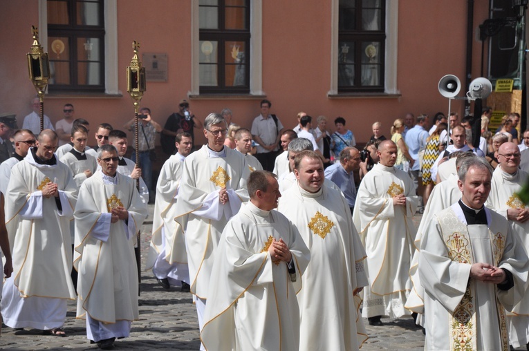 Centralna Procesja Boże Ciała w obiektywie seminarzysty
