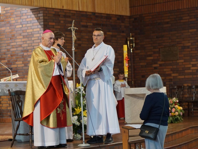 Konsekracja wdowy w kościele franciszkanów